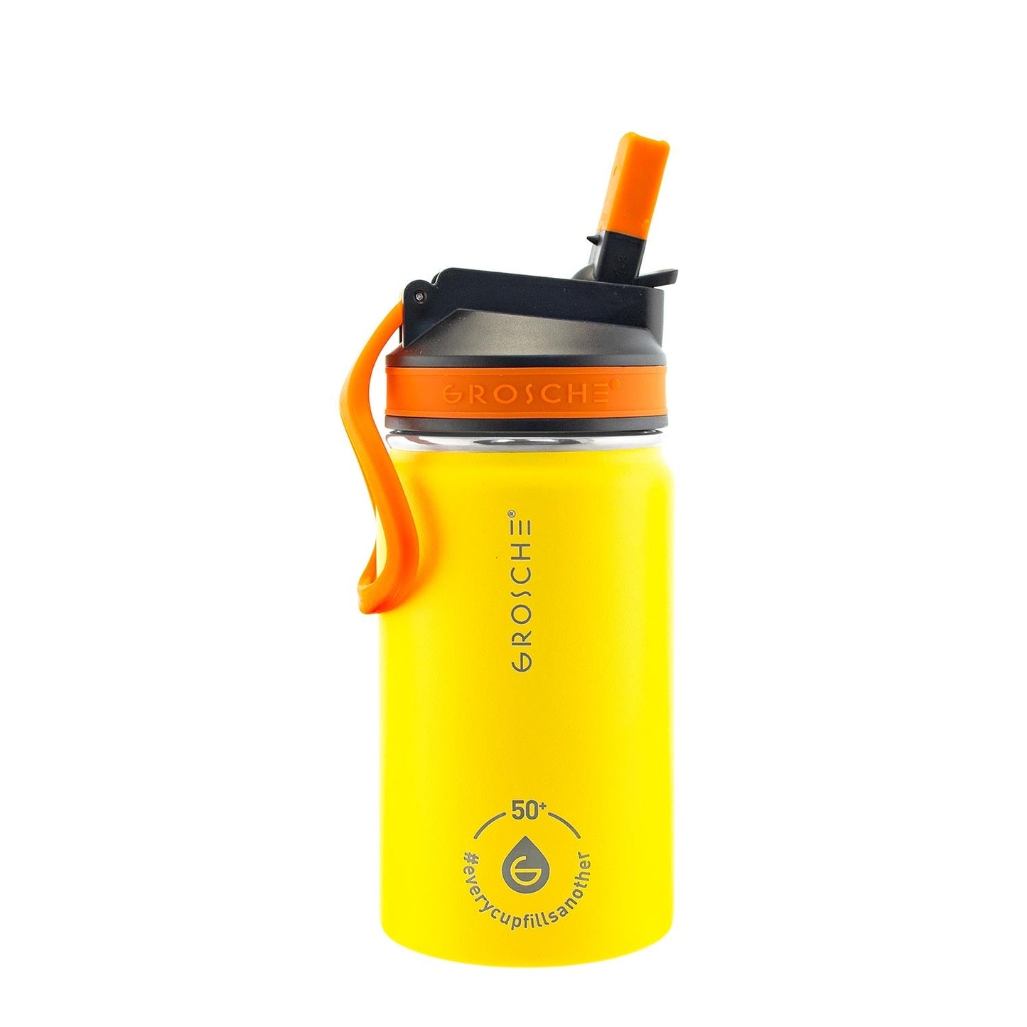 Lil Chill Insulated Kids Water Bottle- Yellow