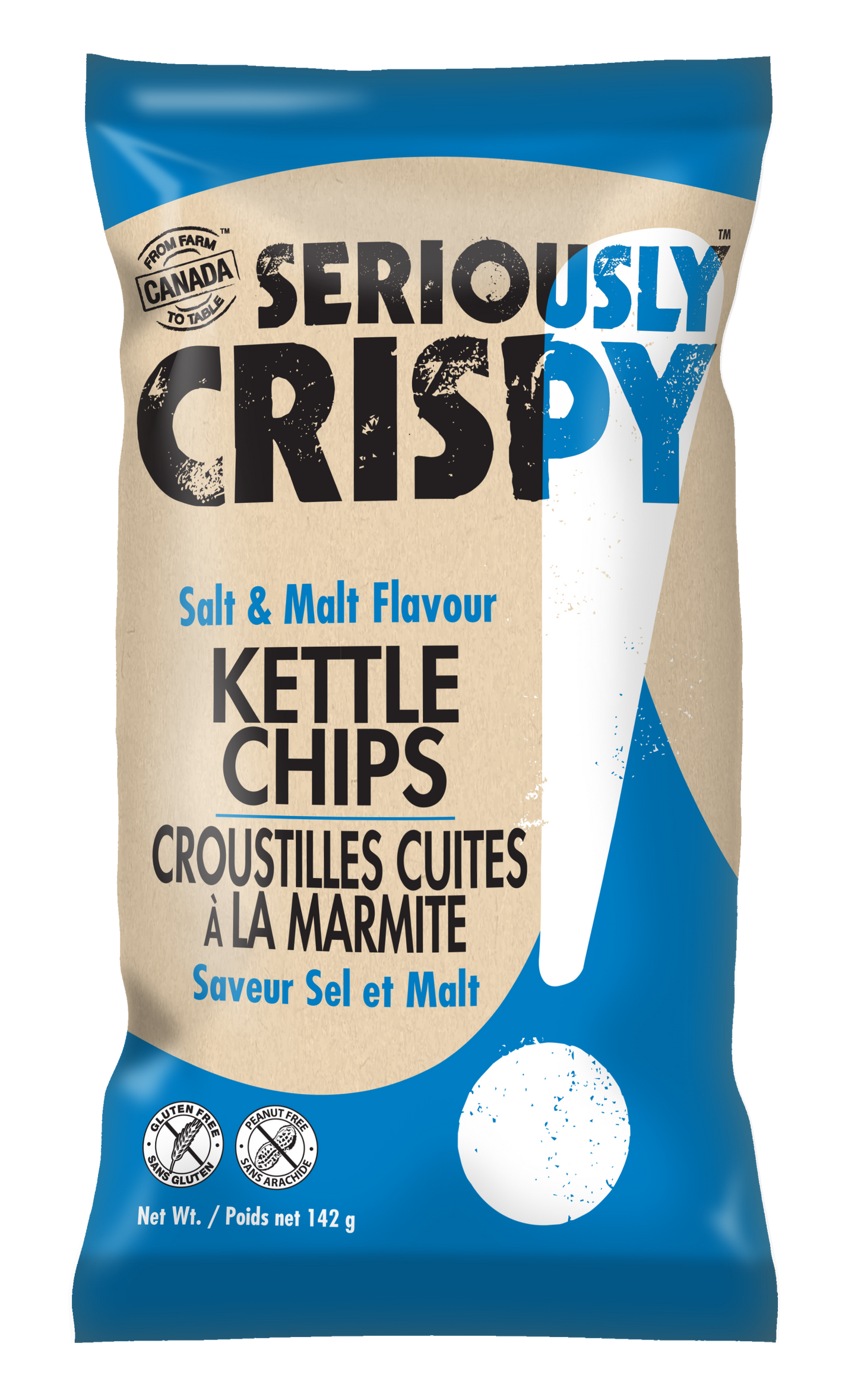 Seriously Crispy Salt & Malt Kettle Chips