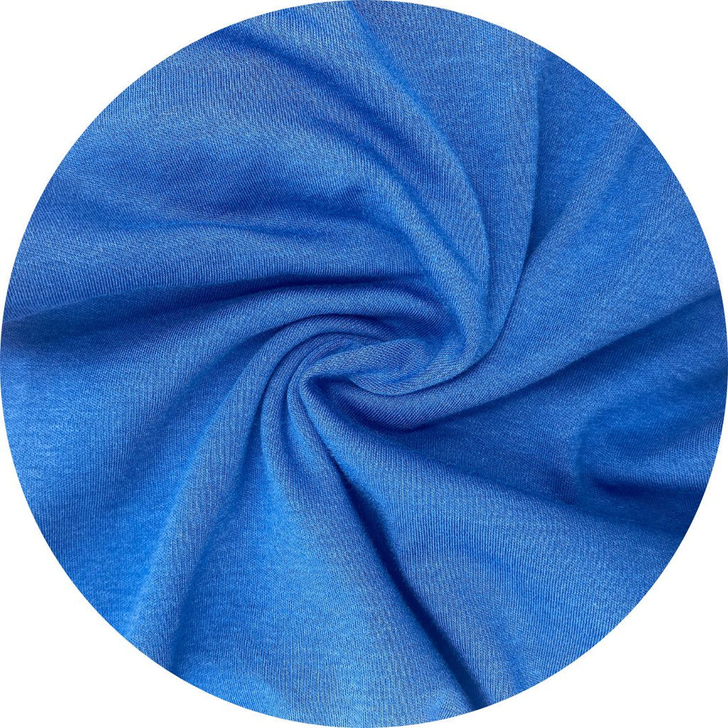 BABY 0-6m Fleece-Lined Brimless Pom Pom Bonnet | Classic Blue