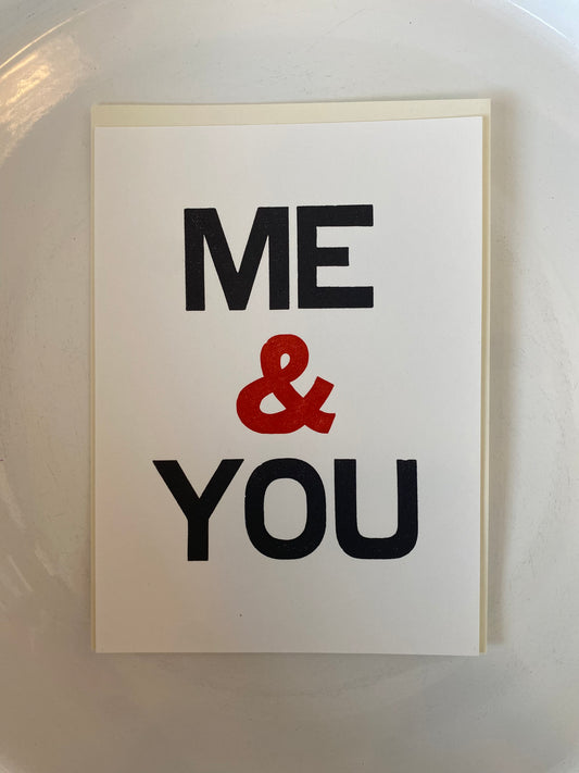 Me & You Card